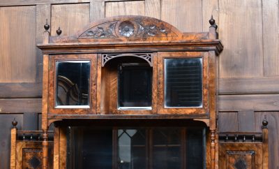 Victorian Walnut Display Cabinet SAI3760 - Image 2