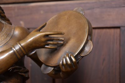 Bronze Figure "Danseuse Au Tambourine" (dancer With Tambourine) SAI3778 - Image 4