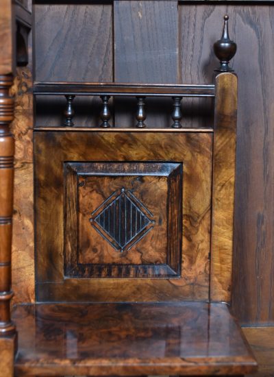 Victorian Walnut Display Cabinet SAI3760 - Image 5