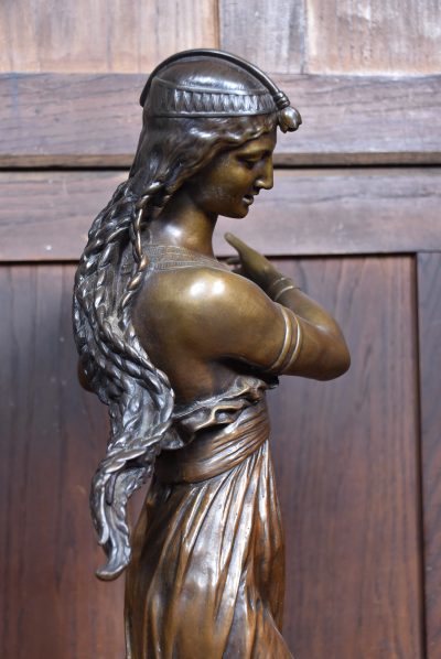 Bronze Figure "Danseuse Au Tambourine" (dancer With Tambourine) SAI3778 - Image 7