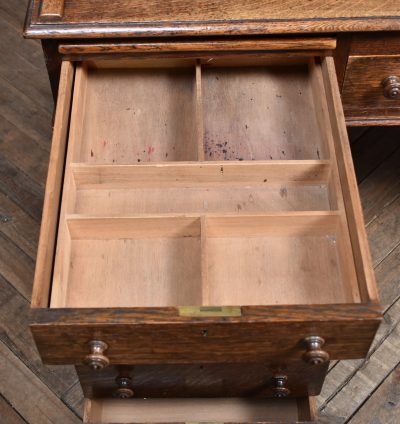Victorian Oak Partner Desk SAI3753 - Image 9