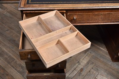 Victorian Oak Partner Desk SAI3753 - Image 10