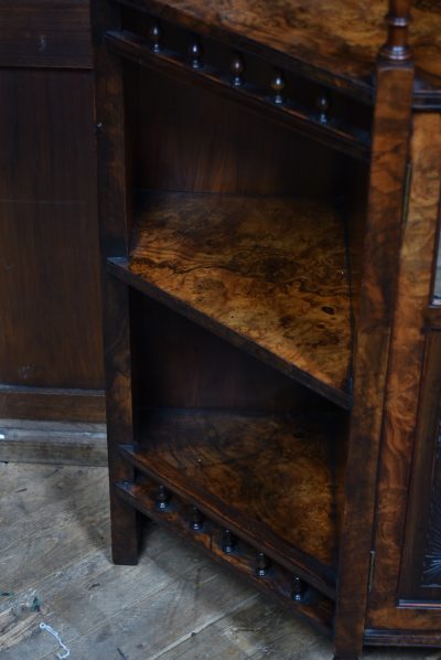 Victorian Walnut Display Cabinet SAI3760 - Image 9