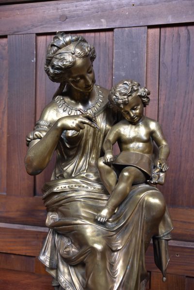 Bulio Bronze Mother And Child SAI3779 - Image 2