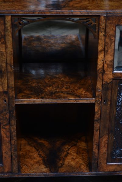Victorian Walnut Display Cabinet SAI3760 - Image 12