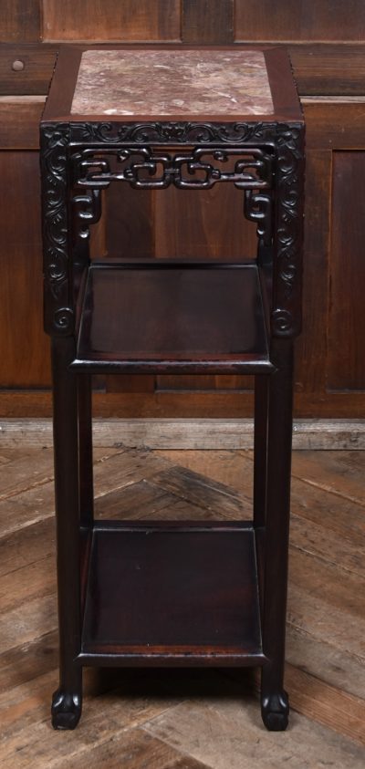 Chinese Marble Top Side Table SAI3726 - Image 8