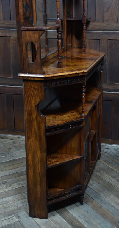 Victorian Walnut Display Cabinet SAI3760 - Image 15