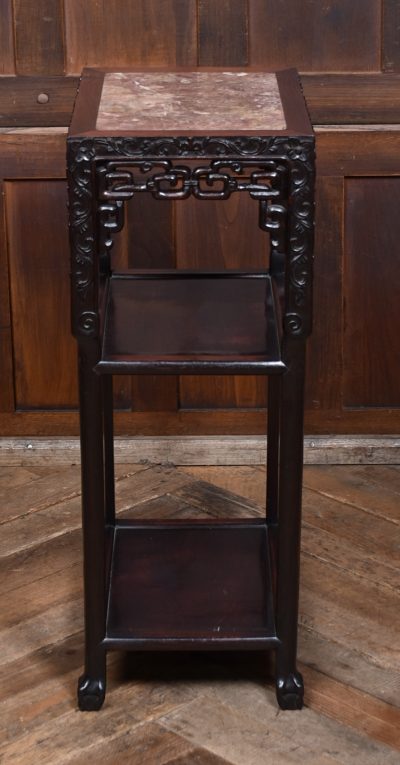 Chinese Marble Top Side Table SAI3726 - Image 10