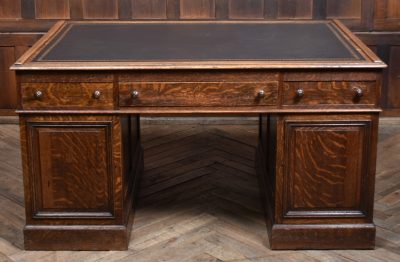 Victorian Oak Partner Desk SAI3753 - Image 19