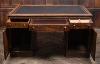Victorian Oak Partner Desk SAI3753 - Image 20