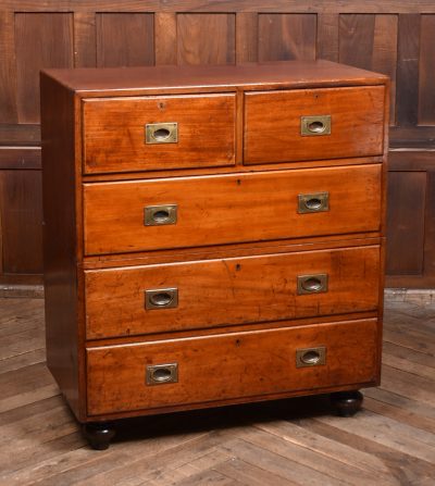 Victorian Mahogany Campaign Chest SAI3741 - Image 2