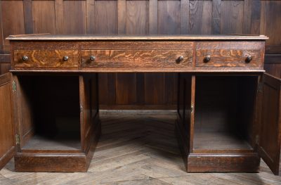 Victorian Oak Partner Desk SAI3753 - Image 24