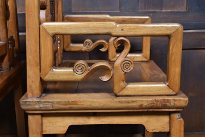 Pair of Chinese Hardwood Arm-chairs SAI3806 - Image 11