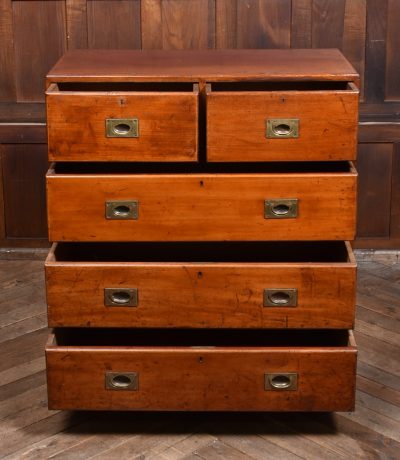 Victorian Mahogany Campaign Chest SAI3741 - Image 7