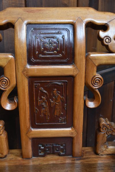 Pair of Chinese Hardwood Arm-chairs SAI3806 - Image 15