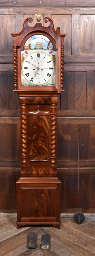 Scottish Mahogany Longcase /Grandfather Clock SAI3715 - Image 12