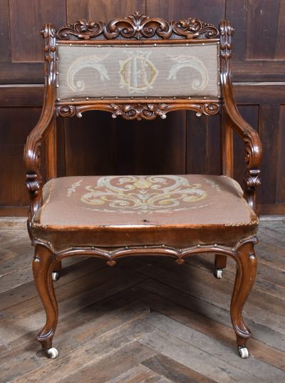 Victorian Walnut Chair SAI3781 - Image 3