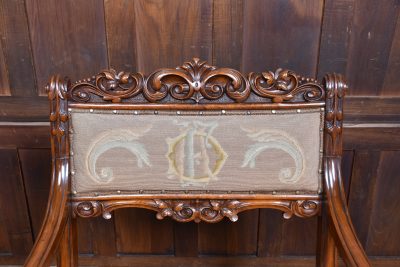Victorian Walnut Chair SAI3781 - Image 4