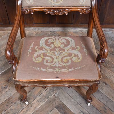 Victorian Walnut Chair SAI3781 - Image 5
