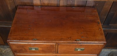 Victorian Mahogany Campaign Chest SAI3741 - Image 16