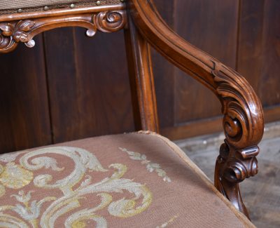 Victorian Walnut Chair SAI3781 - Image 8