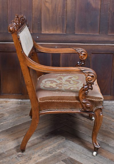 Victorian Walnut Chair SAI3781 - Image 10