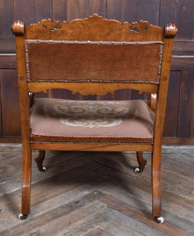Victorian Walnut Chair SAI3781 - Image 11