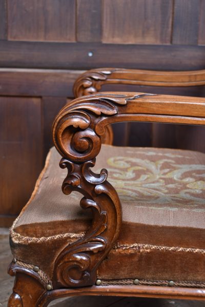 Victorian Walnut Chair SAI3781 - Image 13
