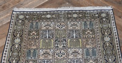 Vintage Hand-knotted Silk Rug SAI3808 - Image 3