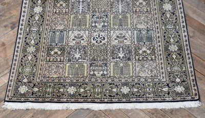 Vintage Hand-knotted Silk Rug SAI3808 - Image 5
