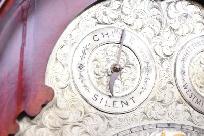 9ft Mahogany Long Case/ Grandfather Clock SAI1685 - Image 11