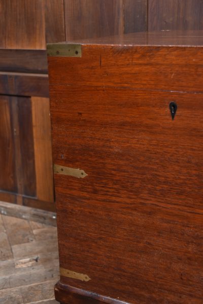 19th Century Teak Campaign Chest SAI3729 - Image 5