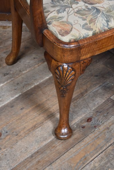 Pair Of Victorian Walnut Arm-chairs SAI3809 - Image 4