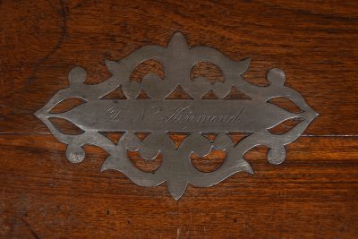19th Century Teak Campaign Chest SAI3729 - Image 9