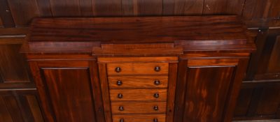 Victorian Mahogany Wellington Chest With Side Cupboards SAI3636 - Image 3