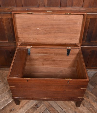 19th Century Teak Campaign Chest SAI3729 - Image 11
