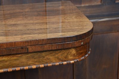 Victorian Rosewood Fold-over Games Table SAI3898 - Image 6