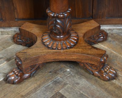 Victorian Rosewood Fold-over Games Table SAI3898 - Image 7