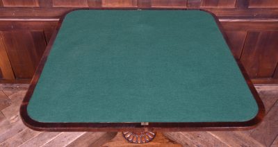 Victorian Rosewood Fold-over Games Table SAI3898 - Image 10