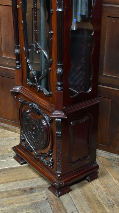 9ft Mahogany Long Case/ Grandfather Clock SAI1685 - Image 29