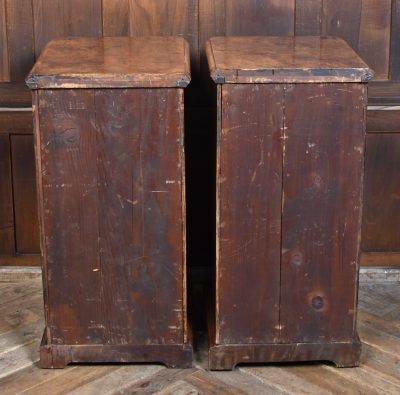 Pair Of Victorian Burr Walnut Bedside Drawers SAI3899 - Image 8