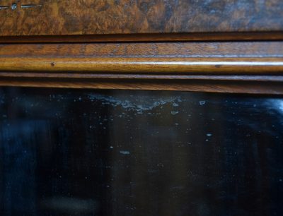 Edwardian Walnut Over Mantle Mirror SAI3766 - Image 8