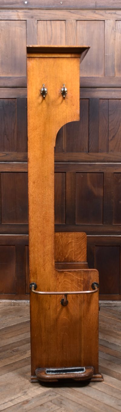 Art Nouveau Oak Hall Stand SAI3785 - Image 12