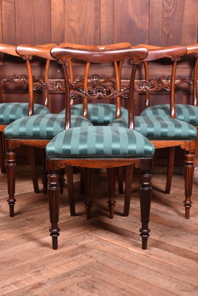Victorian Set Of 6 Rosewood Dining Chairs SAI3745 - Image 3