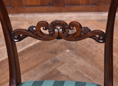 Victorian Set Of 6 Rosewood Dining Chairs SAI3745 - Image 6
