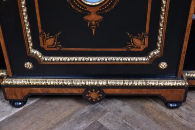 Victorian Ebonized Amboyna Breakfront Credenza SAI3786 - Image 8