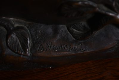 A Vannetti Bronze Tiger And Cubs SAI3696 - Image 16