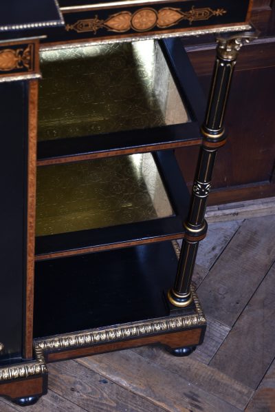 Victorian Ebonized Amboyna Breakfront Credenza SAI3786 - Image 11