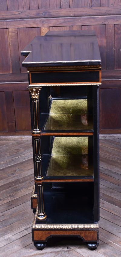 Victorian Ebonized Amboyna Breakfront Credenza SAI3786 - Image 13