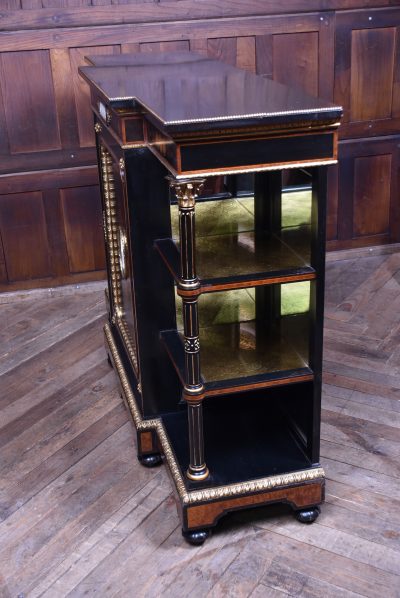 Victorian Ebonized Amboyna Breakfront Credenza SAI3786 - Image 15